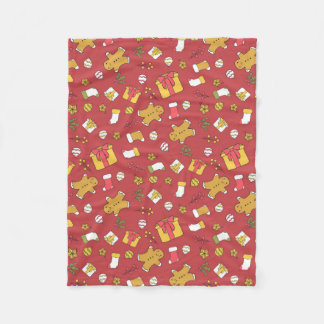 クリスマス装飾用クッション フリースブランケット