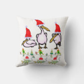 クリスマス装飾用クッション、ペリカンフィッシュ クッション (裏面)