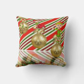 クリスマス装飾用クッション、小妖精や小人 クッション (裏面)