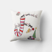 クリスマス装飾用クッション、猫ネズミ装飾用クッション クッション (裏面)