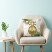 クリスマス装飾用クッション、金ゴールドボール クッション (椅子)