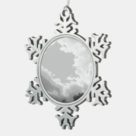 クリスマス装飾美術およびデザイン スノーフレークピューターオーナメント