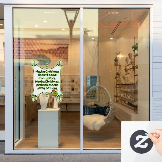 クリスマス装飾 ウィンドウサイン (店舗窓)