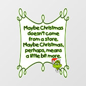 クリスマス装飾 ウィンドウサイン (シート)