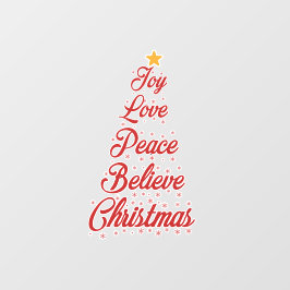 クリスマス装飾 ウィンドウサイン