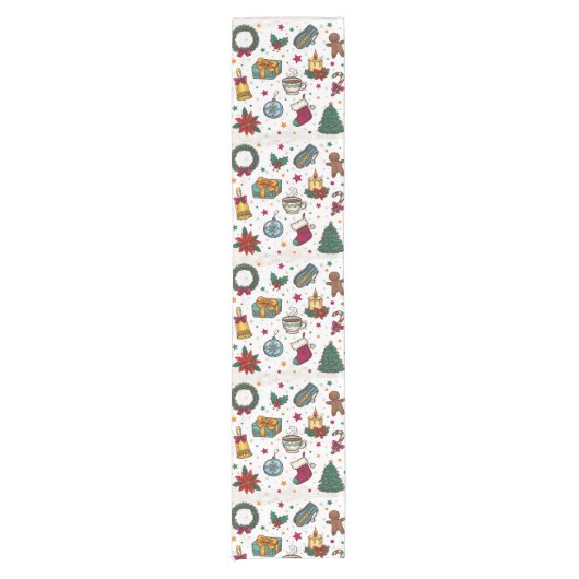 クリスマス装飾 ショートテーブルランナー (正面)