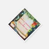 クリスマス装飾 スタンダードカクテルナプキン (角)