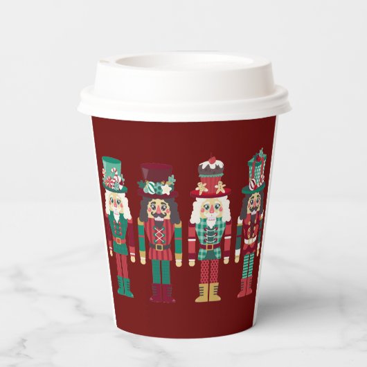 クリスマス装飾 ナッツクラッカー 紙コップ (裏面)