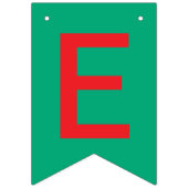 クリスマス装飾 バンティングフラッグ (第3の旗)