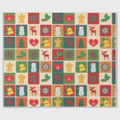 クリスマス装飾 ラッピングペーパー (フラット)