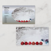 クリスマス装飾 名刺 (正面/裏面)