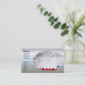 クリスマス装飾 名刺 (スタンド正面)