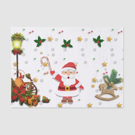 クリスマス装飾 薄葉紙 (正面)