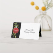 クリスマス装飾 |赤 |結婚披露宴 プレイスカード (裏面)