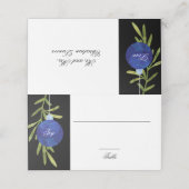 クリスマス装飾 |青 |結婚披露宴 プレイスカード (外部開封)