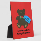 クリスマス親愛に孫娘に フォトプラーク (側面)