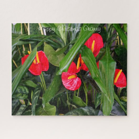 クリスマス親愛のおばあちゃん。 ジグソーパズル (横)