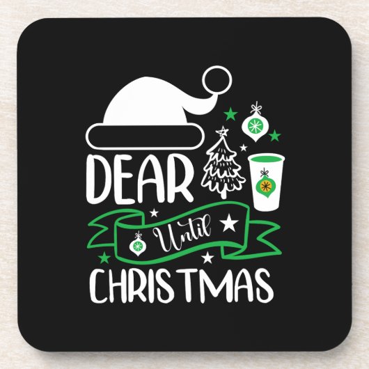 クリスマス親愛ギフト コースター (正面)