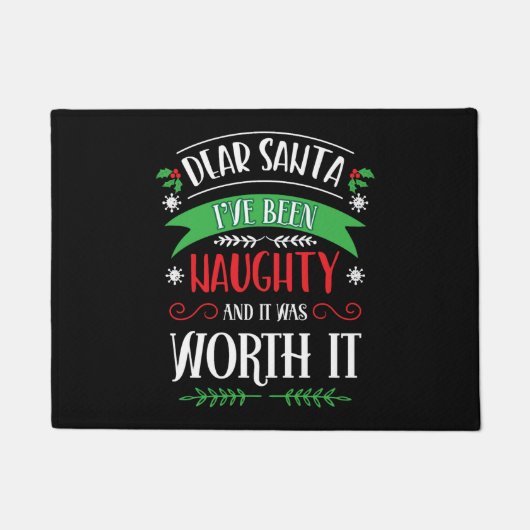 クリスマス親愛サンタI_veベレいけなクリスマス ドアマット (正面)