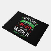 クリスマス親愛サンタI_veベレいけなクリスマス ドアマット (アングル)