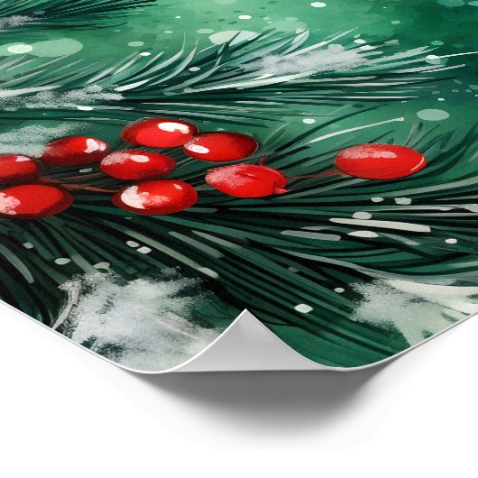 クリスマス観賞用のクリスマス・ホリデー用の装飾ポスター ポスター (角)