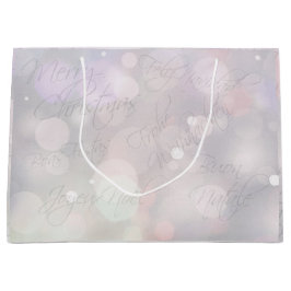 「クリスマス言語」 ラージペーパーバッグ