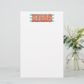 クリスマス記号 便箋 (スタンド正面)