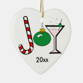 クリスマス記念オーナメントのグリーンジョイ セラミックオーナメント (右)