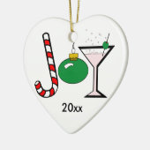 クリスマス記念オーナメントのグリーンジョイ セラミックオーナメント (左)