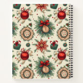 クリスマス記念ノートデザイン ノートブック (裏面)