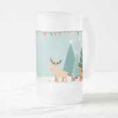 クリスマス記念マグカップ フロストグラスビールジョッキ (正面右)