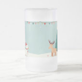 クリスマス記念マグカップ フロストグラスビールジョッキ (中央)