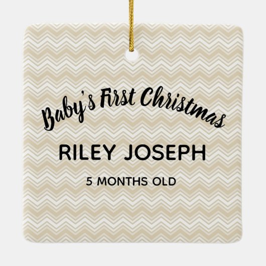 クリスマス記念品フルフォトセラミックオーナメント セラミックオーナメント (裏面)