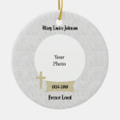 クリスマス記念飾り セラミックオーナメント (正面)