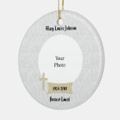 クリスマス記念飾り セラミックオーナメント (左)