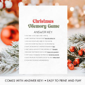 クリスマス記憶ゲーム シーズンカード