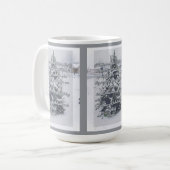 クリスマス詩写真マグ コーヒーマグカップ (正面左)