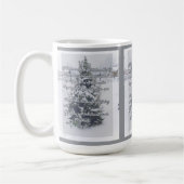 クリスマス詩写真マグ コーヒーマグカップ (左)