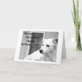 クリスマス誕生日の願い来を叶える シーズンカード (正面)