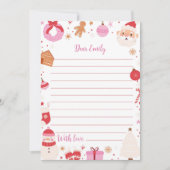 クリスマス誕生日カプセルノートメッセージカード サンキューカード (正面)