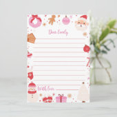 クリスマス誕生日カプセルノートメッセージカード サンキューカード (スタンド正面)