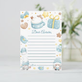 クリスマス誕生日カプセルノートメッセージカード サンキューカード (スタンド正面)