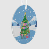 クリスマス誕生日ツリーオーナメント（12月25日） オーナメント (正面)