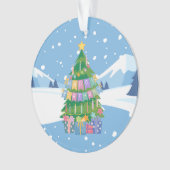 クリスマス誕生日ツリーオーナメント（12月25日） オーナメント (正面)