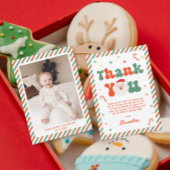 クリスマス誕生日パーティー サンキューカード