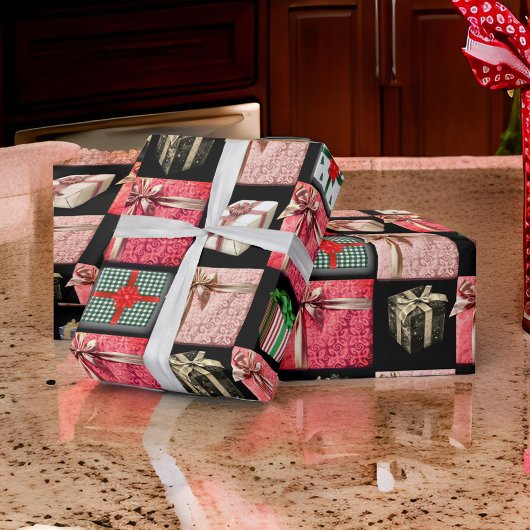 クリスマス誕生日ラッピング紙 ラッピングペーパー