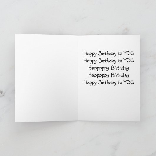 クリスマス誕生日又は12月誕生日 シーズンカード (内部)