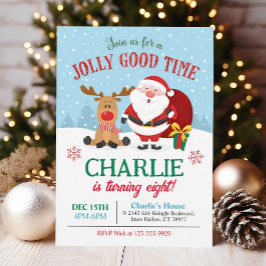 クリスマス誕生日招待状キッズ 招待状