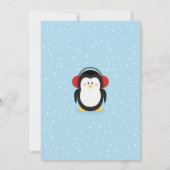 クリスマス誕生日招待状 子ども 招待状 (裏面)