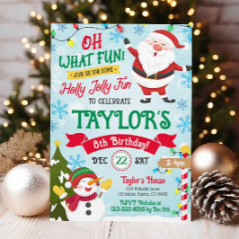 クリスマス誕生日招待状 子供 招待状